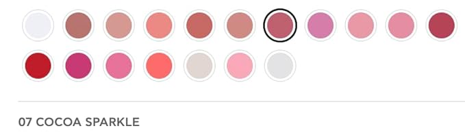 Radiant Professional Lip Glaze (15 Shades) - Ultra-Glossy, Moisturizing & Long-Lasting Hydration - High Shine Finish - Vegan Lip Glaze for Soft, Nourished Lips - Non-Sticky - (07 COCOA SPARKLE)