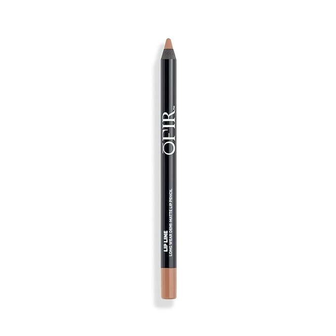 OFIR Longwear Demi-Matte Lip Line | Smudge-Proof, Easy Glide, Hydrating, Long-Lasting Color, Precise Application, Nude Brown Lip Liner Pencil for Defined Lips | 0.042 OZ