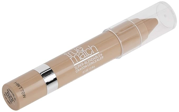 L'Oreal Paris True Match Super Blendable Crayon Concealer, Light/Medium Neutral, 0.1 oz.