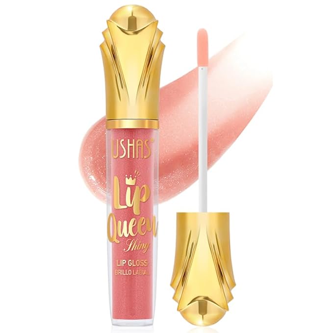 USHAS Lip Gloss,Lip Glow Oil, Shiny Smooth Soft Liquid Lip Glosses Lip Stain, High-Shine Finish, Moisturizing For Girls And Women Makeup (S4, Pack of 1)