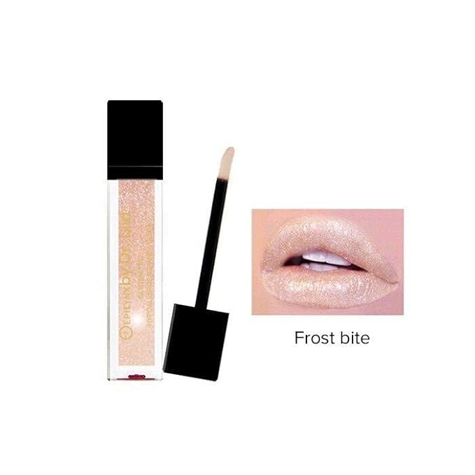 Vegan Glitter & Matte Liquid Lip Gloss - Moisturizing Formula for Hydration and Long Lasting Wear - Cruelty Free, Paraben Free, Gluten Free - Gloss, Frostbite by Dr. Liia