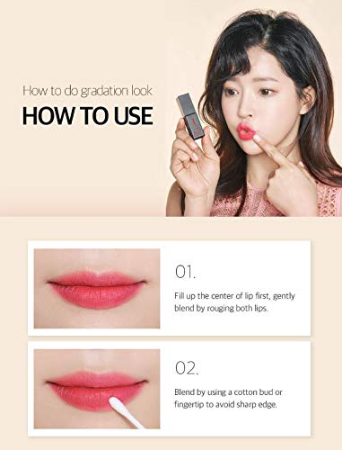 BOM MATT HOLIC TINT Long Lasting Lip Tint 8.5g - 5 Colors H RD102 VAMPIRE RED