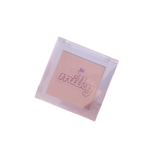 Blush Palette, Milk Galaxy Soft Mist Blush Monochrome Blush Palette Matte Vitality Nude Makeup Rouge Repair Blush Portable Daily Light Makeup Pink Tender Girl Beautiful Woman (Dirty baked tea)