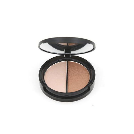 2 Color Highlighter Metallic Shimmer Powder (01)