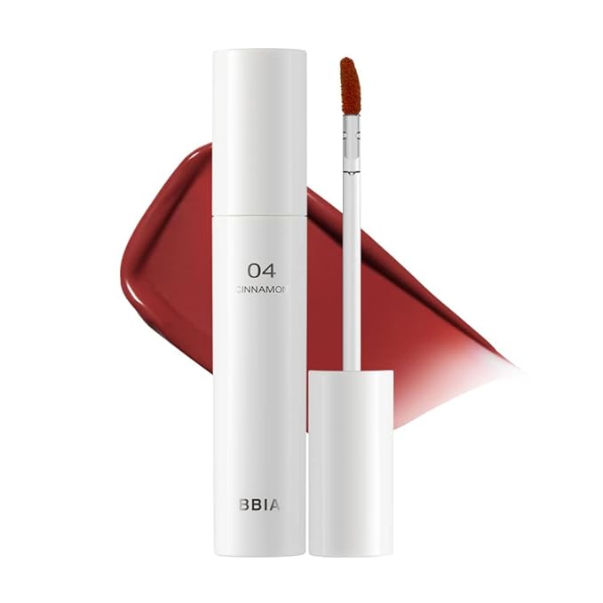 BBIA Glow Lip Tint โ Lip Plumping, Volume Up Glossy Lip Stain, Naturally Moisturize, Lightweight, Long-Lasting, Vivid Color, Comfortable Glowy Texture, Non-Sticky, Non-Dry, 3.2g (#04 CINNAMON)