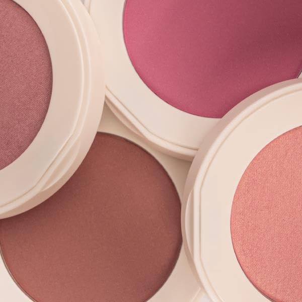 FARMASi Powder Blusher, Glow Boosting, Naturally Luminous Lightweight, Highly Pigmented, Soften and Moisturize the skin, Buildable Coverage Blush, Vegan 0.159 Fl Oz / 4.5g-02 Goddess Glow