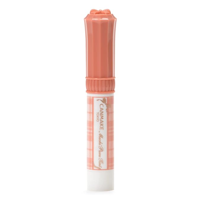CANMAKE Muchi Puru Tint, 0.1 oz (2.5 g), Volume, Glossy Tint, Refreshing Feel (01 Butterscotch)