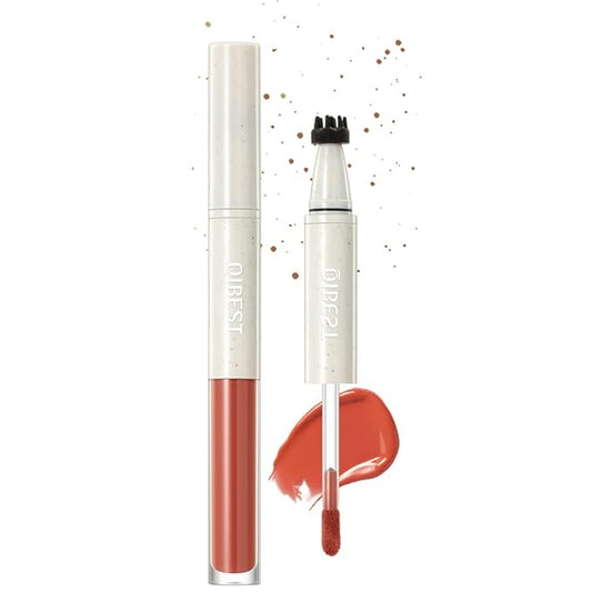 Double-Headed Freckle Blush Pen – 2-in-1 Faux Freckle Stamp & Soft Liquid Blush Duo, Waterproof Long-Lasting Freckles Tattoo Marker for Sunkissed Natural Look, Lightweight & Easy to Blend (04#)