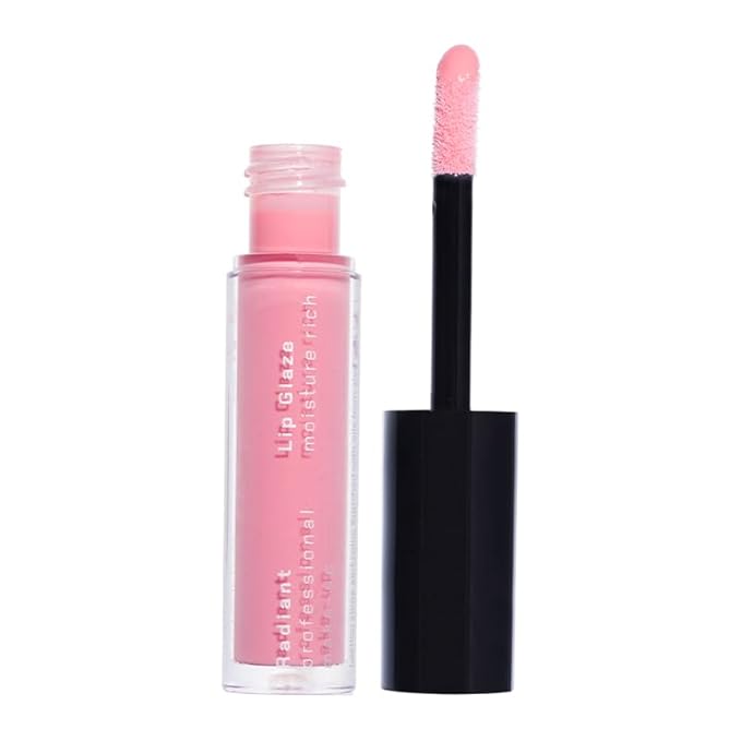 Radiant Professional Lip Glaze (15 Shades) - Ultra-Glossy, Moisturizing & Long-Lasting Hydration - High Shine Finish - Vegan Lip Glaze for Soft, Nourished Lips - Non-Sticky - (10 ENGLISH ROSE)