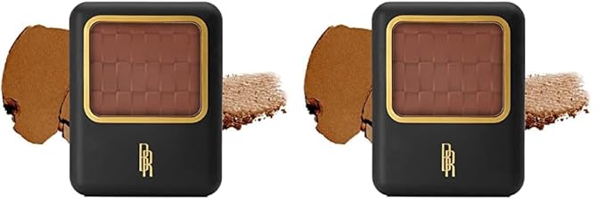 Black Radiance Natural Matte Foundation Powder, Minimizes Shine, Warm Hazelnut (Pack of 2)