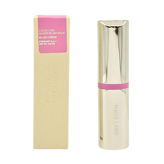 Haus Labs Color Fuse Longwear Hydrating Glassy Lip + Cheek Blush Balm Stick - Glassy Lilac