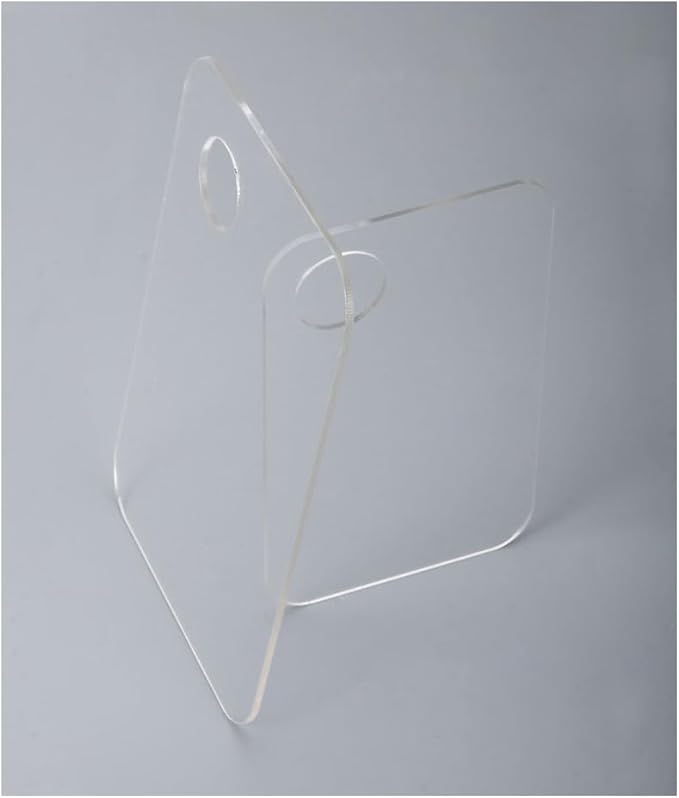 Clear Makeup Mixing Palette Make-up Blending Palettes with Spatula Acrylic Cosmetic Palette Makeup Mixing Tray for Painting Makeup and Art Craft