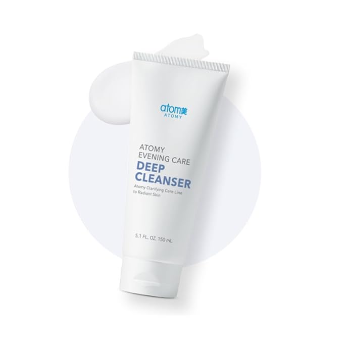 A.t.o.m.y Evening Care Deep Cleanser - 5.1oz(150ml) x 2 pack, Facial Foam, Face Wash
