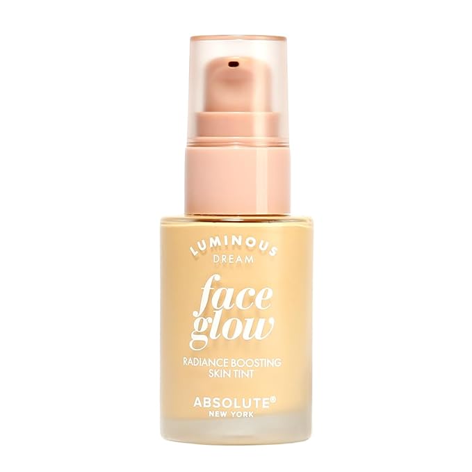 Absolute New York Luminous Dream Glow Tint | Glowing, Long-Lasting, Cruelty-free (04 HONEY GLOW, 1.01 fl oz)