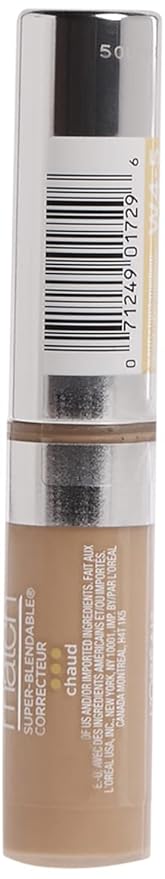 L'Oreal Paris True Match Super-Blendable Concealer, Light/Medium Warm, 0.17-Fluid Ounce