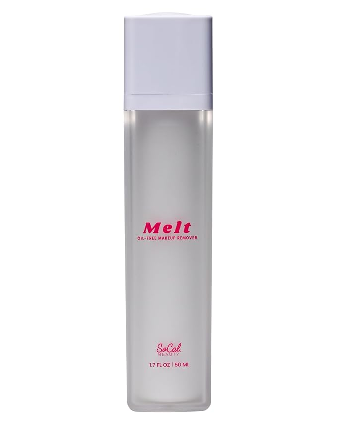 MELT Oil-Free Makeup Remover - Gentle Formula with Gentian Root - Lash Extension Safe - Reduces Redness & Hydrates Skin (1.7 fl oz)
