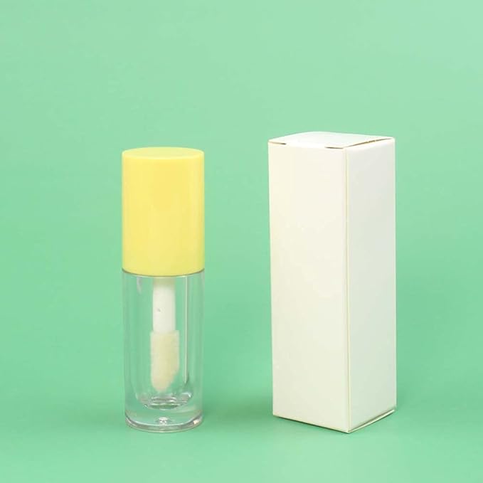 COSIDEA 50 PCS Empty White Lip Gloss Boxes W28 xW28 xH89mm / W1.02xW1.02xH3.5 inch, Cosmetic Perfume/Mascara Box Packaging for Small Business Wholesale, small Kraft Paper Box Luxury Holder Wrapping