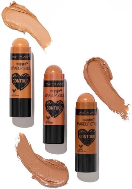 Wet n Wild MegaGlo Makeup Stick Conceal and Contour Brown Call Me Maple, Blush Pink Floral Majority, Where's Walnut? 1.4 Ounce, 3.5 Ounce, 1.1 Ounce, 805, 803, 806