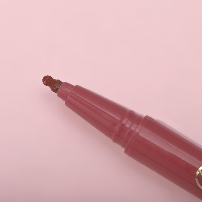 YOUNG VISION Gourd-Shaped Precision Liquid Lipstick & Lipliner - Nude Matte Shades