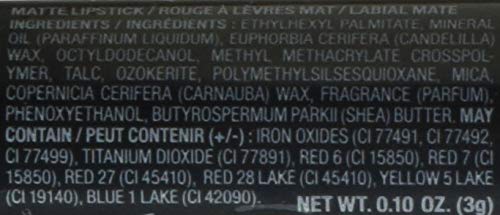 L.A. Girl Matte Flat Velvet Lipstick, Blue Valentine, 0.1 Ounce (GLC825)