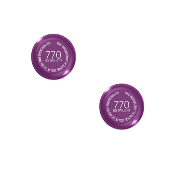 REVLON Pack of 2 Ultra HD Gel Lipcolor, HD Twilight 770
