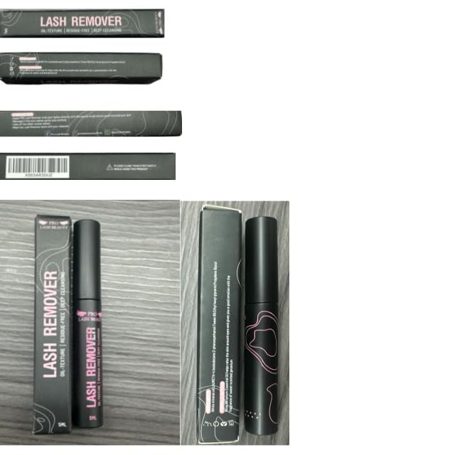 Cluster Lash Glue Remover 5 ML Lash Remover DIY Eyelash Extension Remover Eye Makeup Cleanser, Easy Removal of Cluster Eyelashes Gentle Soothing Nourishing Self-Use Oil Texture 5ML