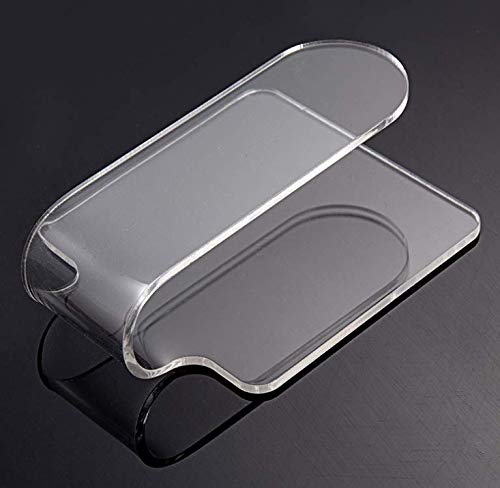 WOIWO 1PCS Transparent Acrylic Handheld Palette, Nail Makeup Palette Palette Palette