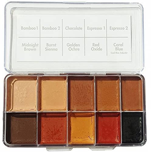 PPI Skin Illustrator Dark Fleshtone Makeup Palette Profession Stage Makeup