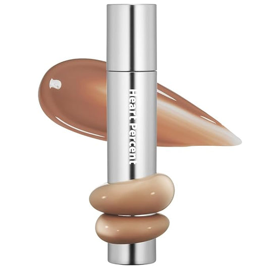 Heart Percent Dote On Mood One Way Glowy Tint, Glass-like High Shine Glossy Finish w/Long-Lasting Luminous Color Lip Stain for Glowy Look, #07. Muted Caramel