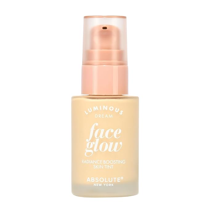 Absolute New York Luminous Dream Glow Tint | Glowing, Long-Lasting, Cruelty-free (02 NUDE GLOW, 1.01 fl oz)
