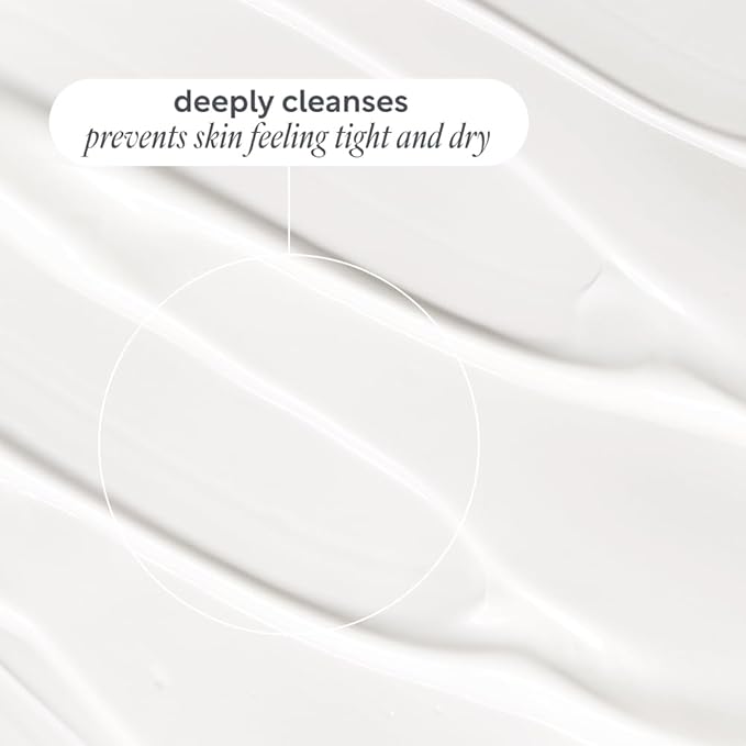 Hydrating Facial Cleanser, Certified Organic Cream Cleanser, Dermatologist Approved For Sensitive Skin, Vitamin E & Aloe Vera, Unscented, Vegan, Cruelty Free & Palm Oil Free, 4.22 fl oz