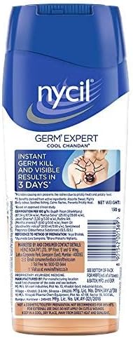 Cool Chandan Instant Cooling - Prickly Heat Powder with Sandalwood Frgrance - 150g