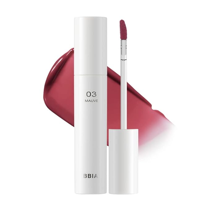 BBIA Glow Lip Tint โ Lip Plumping, Volume Up Glossy Lip Stain, Naturally Moisturize, Lightweight, Long-Lasting, Vivid Color, Comfortable Glowy Texture, Non-Sticky, Non-Dry, 3.2g (#03 MAUVE)