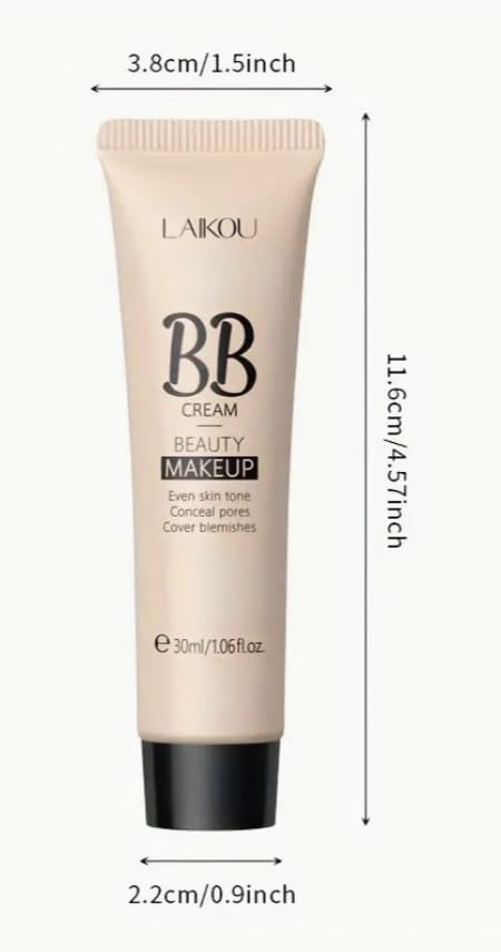 Ultimate Coverage Waterproof Cream, 30ml, Long-Lasting, Oil-Control, Pore-Hiding Makeup, Flawless, Even-Toned Skin, Natural, Ivory, and Tan Shades