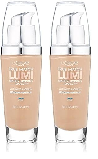 L’Oréal Paris True Match Lumi Healthy Luminous Makeup, C5 Classic Beige, 1 fl; oz. (Pack of 2)