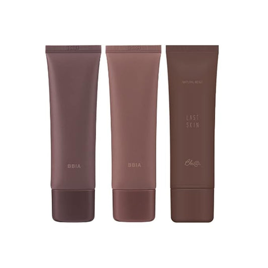 BBIA Last Skin Fit Foundation 1.69 Fl Oz - Improves Uneven Skin Tone, Lightweight, Medium Coverage & Semi-Matte Finish, Soft Spreadability, Vegan Korea Makeup (00 IVORY BEIGE)