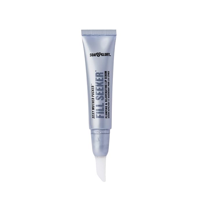 Soap & Glory Sexy Mother Pucker Fill Seeker Lip Plumper Gloss - Plumping Lip Gloss for Smooth & Moisturized Feel - Rejuvenating Serum with Long-Lasting Hydration (0.5 fl oz)