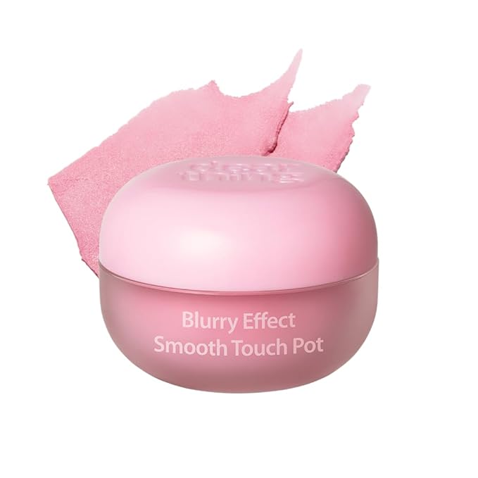 MILKTOUCH dearthing Blurry Effect Smooth Touch Pot - Lip and Blush, Soft Airy Matte Finish, Vivrant Color (01 Soft Baby, 0.16 Fl Oz)