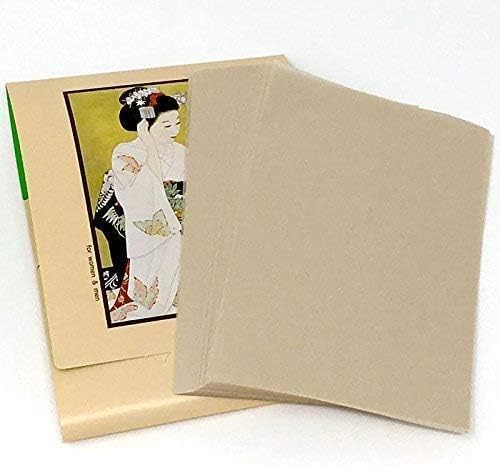 Japanese Razor Facial Prepare 3pcs Set including Japanese Premium Oil Blotting Paper 200 Sheets