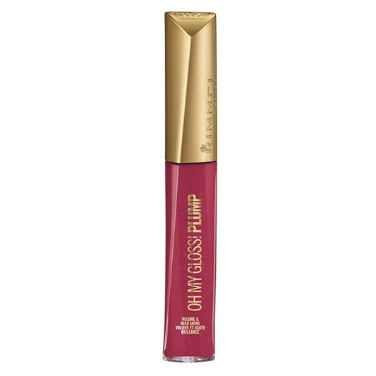 Rimmel Stay Plumped Lip Gloss, 501 Raspberry Sundae, Pack of 1