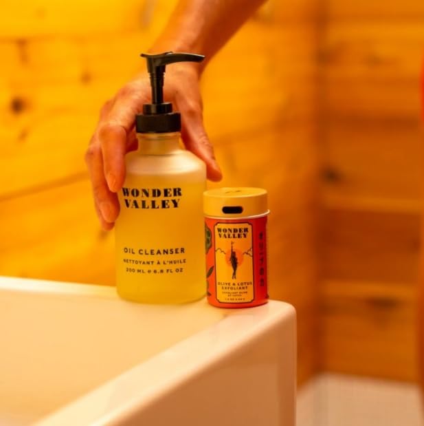 WONDER VALLEY - Oil Cleanser | Vegan, Cruelty-Free, All Skin Types | Cleanses and Hydrates All Skin Types (6.8 fl oz | 200 ml)