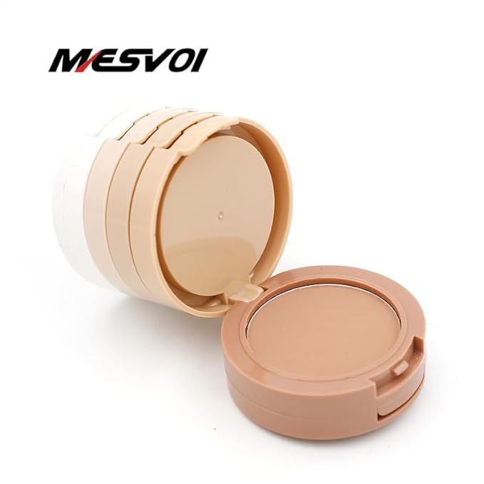 5 Color Powder Kit Face Makeup Corrector highlight Countour With White Powder Net 40g