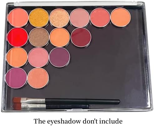 Empty Eyeshadow Magnetic Cosmetic Makeup Case Refillable Container Eye Diy Pans Light Weight Palette 7.28'' x5.7''