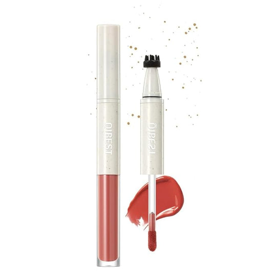 Double-Headed Freckle Blush Pen – 2-in-1 Faux Freckle Stamp & Soft Liquid Blush Duo, Waterproof Long-Lasting Freckles Tattoo Marker for Sunkissed Natural Look, Lightweight & Easy to Blend (03#)