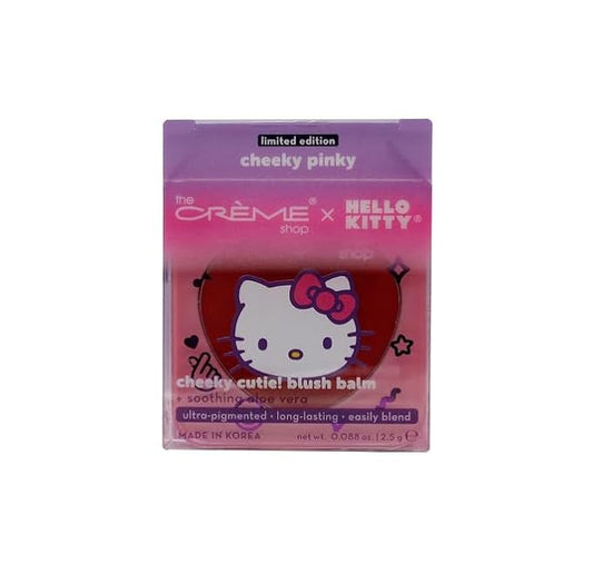 THE CRÈME SHOP X HELLO KITTY(PURPLE) BLUSH BALM - CHEEKY PINKY, 1 Count (Pack of 1)