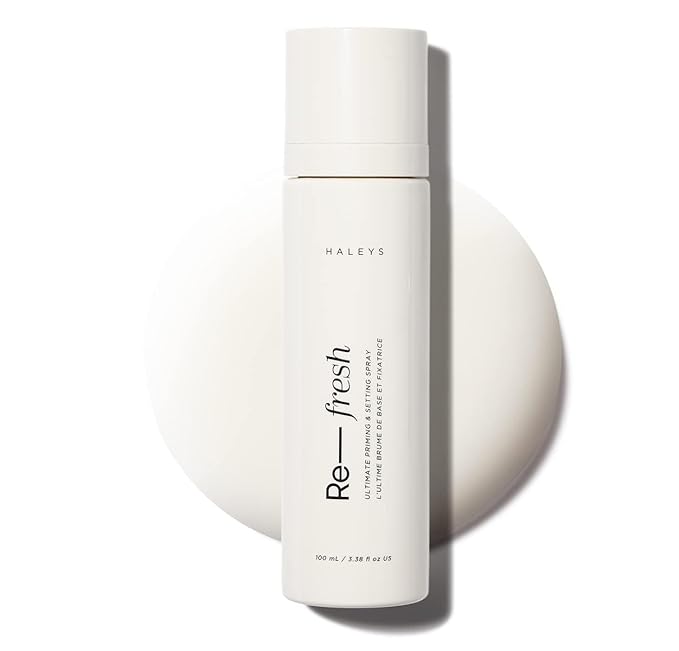 HALEYS Priming & Setting Spray, Makeup Longwear, Nourishing, Soothes, Calms Skin, Lightweight, Balance Oil, Refreshes, For All Skin Types & Tones, Vegan & Cruelty Free, Fragrance-Free, Alcohol-Free