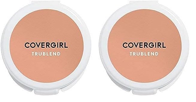 Covergirl TruBlend Pressed Blendable Powder, Translucent Tawny, 0.39 Oz (Packaging May Vary) (Pack of 2)
