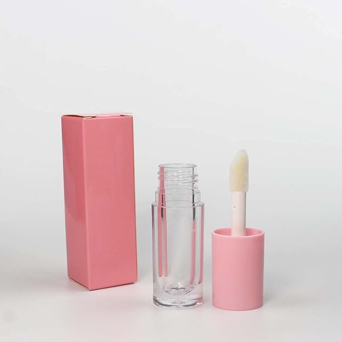 COSIDEA 50 PCS Empty Pink Lip Gloss Boxes W28 xW28 xH89mm / W1.02xW1.02xH3.5 inch, Cosmetic Perfume/Mascara Box Packaging for Small Business Wholesale, small Kraft Paper Box Luxury Holder Wrapping