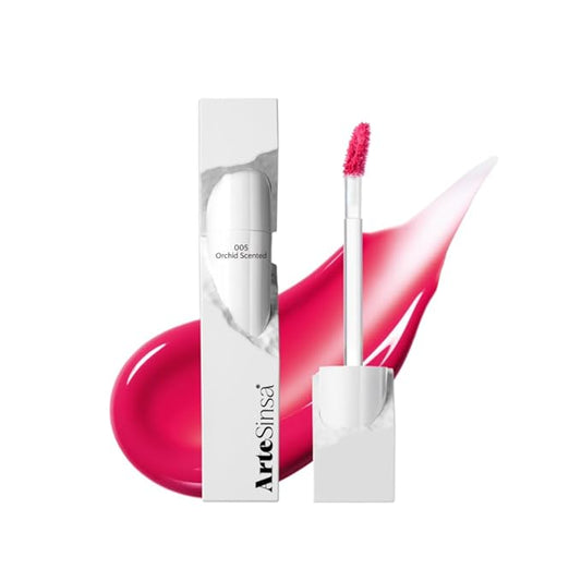 Dewy Fit Tint – 8 Colors | Non-Sticky, Buildable Shine with Vivid Color | Long-Lasting & Moisturizing for a Plump, Glossy Finish | K-Beauty Lip Color (#005 Orchid Scented, 0.1 Fl Oz)