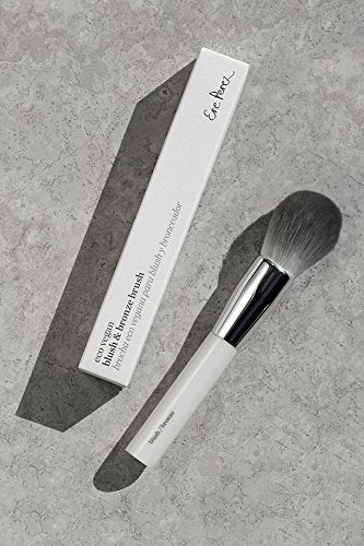 Ere Perez - Natural Eco Blush + Bronze Brush | Soft Bristles, Even Powder Distribution | Vegan, Cruelty-Free, Clean Beauty